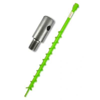 Image de WERHE® Profi Drill, Foret de Terre pour Machine Forage 40 mm Robuste avec Adaptateur m14 pieu puits Pointe précise