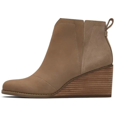 Image de TOMS Femme Clare Bottine, Dune Nubuck Cuir Daim, 42.5 EU