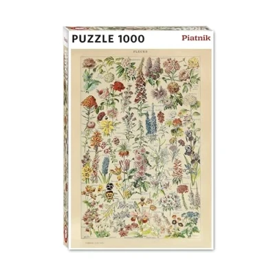 Image de Piatnik Puzzle Millot de 1000 pièces Fleurs, 570544, Multicolore