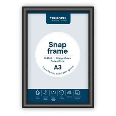 Image de Europel Marqueur craie, à encre liquide, pointe de 6 mm, pour surfaces non poreuses Lot 8 feutres multicouleurs effaçables sec ou humide tableaux noirs, ardoise, panneaux, fenêtres