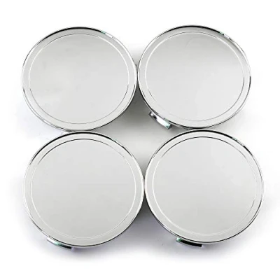 Image de RhinoTuning Lot de 4 cache moyeux chromés pour OD 75 mm ID 69,5 Convient S300 ML350 W210 E320E200 CLS55AMG S2000 Roue 2204000125 S2A NO