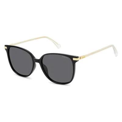 Image de Polaroid Femme PLD 4170/G/S/X J5G/LA Lunettes de soleil Polycarbonate Or Marron Carré Polarisé Ombré