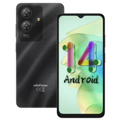 Image de Ulefone Note 21 Téléphone Portable Android 14, 8Go+128Go/TF 1TB, Octa Core Smartphone Pas Cher, Écran 6.56&quot; HD+, Batterie 5000mAh, Caméra 13MP+8MP, 4G Dual SIM/Face ID/Fingerprint/GPS/2Ans Garantie