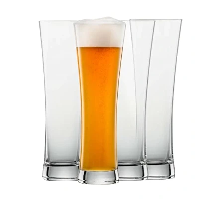 Image de Schott Zwiesel Lot de 4 Verres à bière blé Beer Basic 0,5 l en cristal Tritan Passent au lave vaisselle Fabriqués Allemagne (réf. 130007)