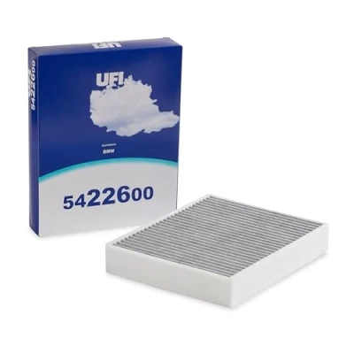Image de UFI Filters, Filtre d&#039;Habitacle à Charbon Actif 54.226.00, de Remplacement, Adapté aux Voitures, Applicable sur Divers Modèles BMW Série 1, 2, 3 et 4, Alpina B 4