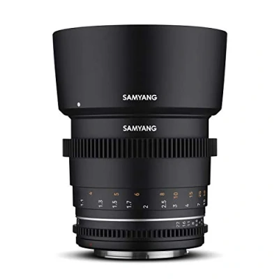 Image de Samyang VDSLR 85mm T1.5 MK2 MILC Objectif de cinéma Noir Neuf