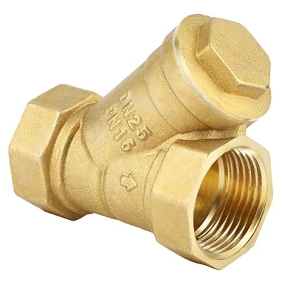 Image de 1 po Connecteur Femelle de Filetage Valve Filtre Tamis en Laiton BSPP