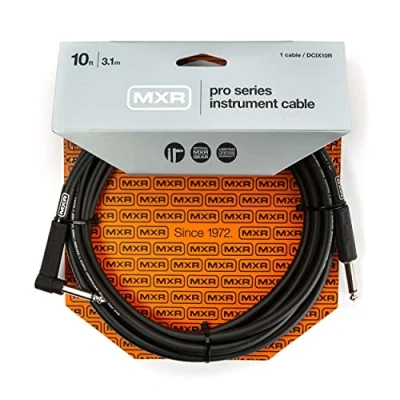 Image de JIM DUNLOP MXR Câble Instrument Série Pro 10 pieds 3,1 m, Angle Droit 1/4 de pouce (DCIX10R)