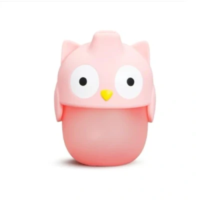 Image de Munchkin Whoo Soft Touch 8oz Spill Proof Sippy Cup. Silicone Transition Cup for Toddlers, Perfect Weaning Babies 9+ Months, BPA Free Toddler &amp; Baby Bottle Easy Grip Gentle Sipping