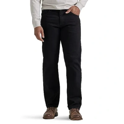 Image de Wrangler Authentics Jean Classique en Coton à 5 Poches Coupe décontractée, Noir, 33 W/34 L Homme