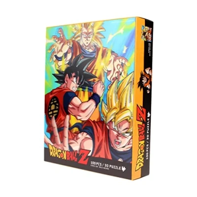 Image de Animación,Dragon Ball Puzzle Lenticular Dragon Z Goku Saiyan 100 piezas Does Not Apply Jouets, Z109080, Multicolore, One Size