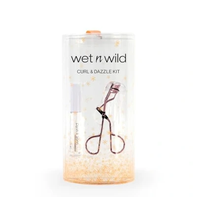 Image de Wet N Wild Curl And Dazzle Kit, Ensemble Yeux avec Mascara Transparent et Recourbe Cils, Formule Enrichie en Vitamine E Protéine de Soja, Effet Naturel Nourrissant, Coffret Cadeau Maquillage