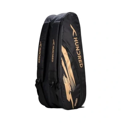 Image de HUNDRED Cosmogear Badminton Kit Bag (Teal Blue, Large) Unisex Material: Polyester Double Zipper with Front Pocket