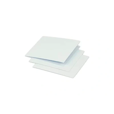 Image de Clairefontaine 16146C Paquet de 25 Cartes Doubles Format Carré (11,6x11,6cm) 210g/m² Coloris Bleu Carton d&#039;Invitation Evènements et Correspondance Gamme Pollen Papier Premium Lisse