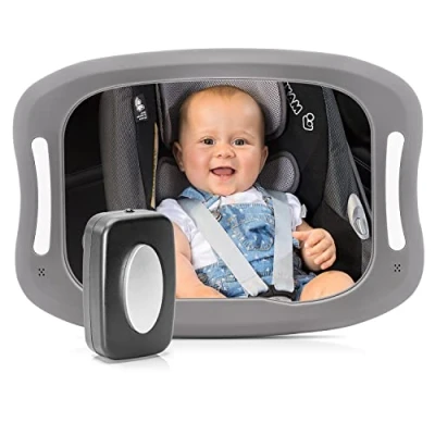 Image de Reer Babyview LED Rétroviseur de Sécurité avec Lumière Intégrée