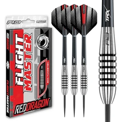 Image de RED DRAGON Swingfire 2 : 21 g Flightmaster Fléchettes, ailettes et tiges de fléchettes en tungstène à Pointe Acier