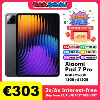 Image de Tablette Tactile XIAOMI PAD 7 Pro 11.2&quot; 8 Go 256 Bleu