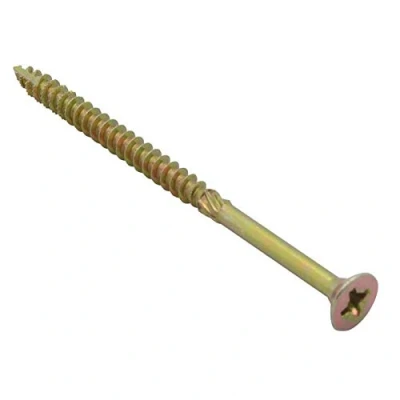 Image de Spectre Advanced Lot de 100 vis à bois multi usages Jaune zinc passivé 5 x mm