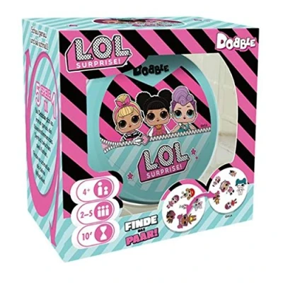 Image de Zygomatic Asmodee Dobble L.O.L Surprise ! Jeu de Cartes 2 à 5 Joueurs À partir 4 Ans et Plus 10 Minutes Allemand