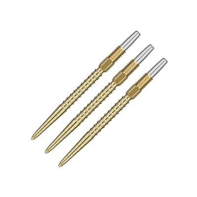 Image de Target Darts Swiss Point Dart Points, Chrono (3 Pack Set of Tips) 35MM Or Changer Les Pointes de fléchettes, Points Storm, Accessoires fléchettes Professionnels