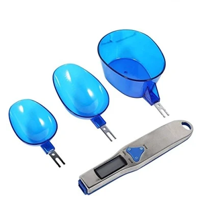 Image de Cuillère Doseuse Électronique Balance De Mesure Cuisine Précision 0,1 500g Affichage Numérique LCD Et Laboratoire 3 Cuillères Remplaçables