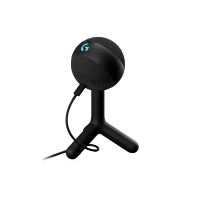 Image de Logitech G Yeti Orb Microphone Gaming RVB à condensateur avec LIGHTSYNC, USB prêt l’Emploi pour Streaming, cardioïde, PC/Mac Noir