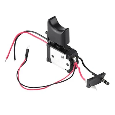 Image de Interrupteur de forage sans fil, 7.2V 24V commande vitesse électrique à batterie au lithium avec petite lumière
