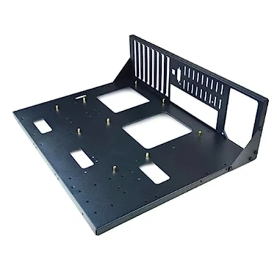 Image de BRIUERG Châssis d&#039;ordinateur ouvert à deux voies pour serveur E ATX/ATX Support de carte mère test Rack refroidissement (EATX)
