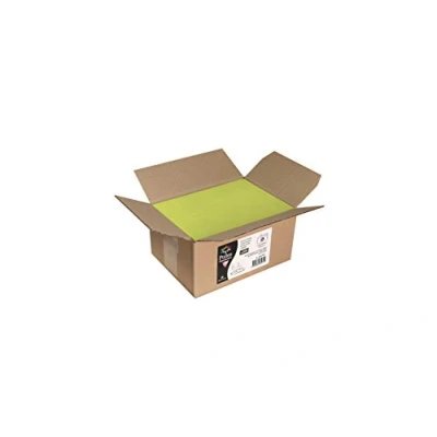 Image de Clairefontaine 65475C Carton de 200 Enveloppes Auto Adhésives Format DL (11x22cm) 120g/m² Coloris Vert Bourgeon Invitation Evènements et Correspondance Gamme Pollen Papier Premium Lisse