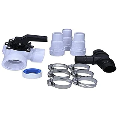 Image de POOLSTAR Poolex Kit BYPASS 32/38mm PC 32 Raccordement de la Pompe à Chaleur Piscine au Système Filtration Compatible avec Gamme Nano