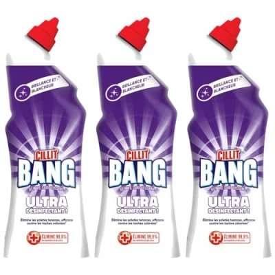 Image de Cillit Bang Gel WC Nettoyant Surpuissant Javel Lot de 3 x 750 ml
