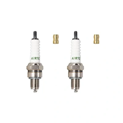 Image de TORCH 2pcs A7RTC Bougie d&#039;allumage Remplacer pour NGK 4549 CR7HSA 4629/C7HSA d&#039;allumage, DEN SO 4008/U22FSR U 5383/IUF22, BOSCH UR3AS Z9Y Cuivre Plus 808, OEM