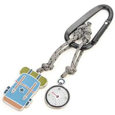 Image de Troika Porte clés avec Mousqueton en Aluminium émaillé moulé et Nylon KR22 06/BK, Noir, handlich,