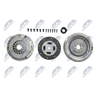 Image de NTY NZS VW 004 kit d&#039;embrayage avec mécanisme volant moteur, de vis, disque d&#039;embrayage, butée débrayage