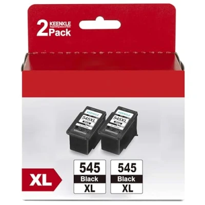 Image de KEENKLE PG 545 XL Cartouches d&#039;encre Remplacement pour Canon 545XL Pixma TS3150 MG2450 MX495 TR4550 MG2950S MG2550 MG2550S MG2555 MG2950 TS3151 MX490 MG2500 TS3350 (2 Noir)