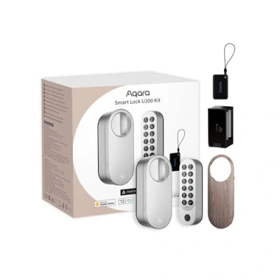 Image de Kit Serrure connectée et Clavier AQara Smart Lock U200 Argent