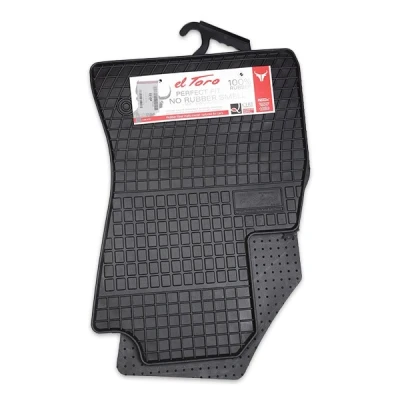Image de FROGUM 0910P Ensemble de tapis sol Caoutchouc avant 2 noir Sur mesure FIAT: Doblo II Break