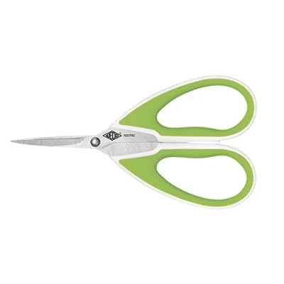 Image de Wedo Comfortline Ciseaux multi usages en acier inoxydable 15 cm Vert Pomme/Blanc