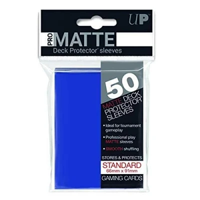 Image de Ultra Pro 330469 Jeu De Cartes Housse Protection Matte Bleu D12