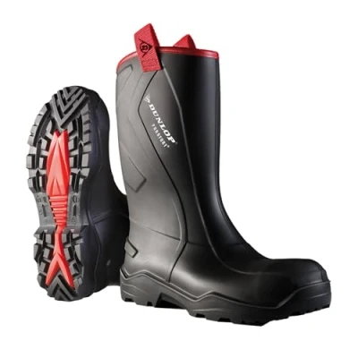 Image de Dunlop Protective Footwear (DUNZJ) Homme Purofort Bottes bottines de s curit , Noir, 44 EU