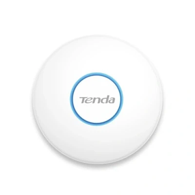 Image de Tenda I27 Point d&#039;accès Gigabit Double Bande WiFi 6 AX3000, 1 Port Ethernet Support PoE+, Montage au Plafond, Itinérance, MU MIMO, OFDMA, Plusieurs SSID, Gestion Centrale, Blanc