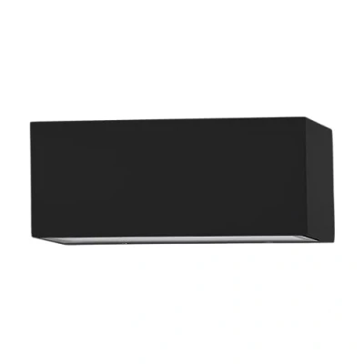 Image de Eglo Applique murale extérieure LED Spongano, lampe de façade, luminaire d‘extérieur en aluminium anthracite et verre transparent, température couleur variable avec interrupteur, IP65
