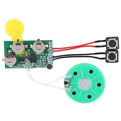 Image de Puce sonore réenregistrable 120S, de Carte voeux Bricolage Module Vocal enregistrable Son Bouton pour Cartes Bricolage/Jouet/Invitations, créatif