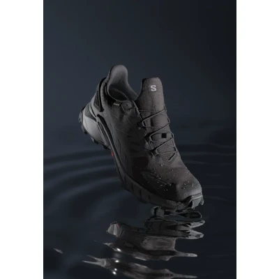 Image de Salomon Supercross 4 GTX Chaussures de running, Homme, Taille: 47 1/3, Black Matière synthétique / textile