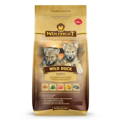 Image de Wolfsblut Wild Duck Puppy 15 kg Canard Nourriture sèche pour Chien sans céréales