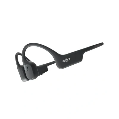 Image de SHOKZ OpenRun Casque à Conduction osseuse, écouteurs Bluetooth Oreilles Libres pour Le Sport avec Micro, sans Fil étanche IP67 la Course Pied, 8 Heures d&#039;autonomie, USB C Comet Grey