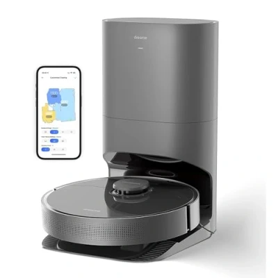 Image de Dreame D10s Plus robot aspirateur 4,57 L Sac à poussière Noir Neuf