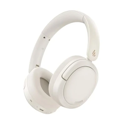 Image de Edifier W800BT Pro Casque sans Fil Hybride de Réduction Bruit Actif Son Haute Résolution IA Annule Appels 45 Heures Lecture Charge Rapide Pliable Bluetooth 5.4 Ivoire