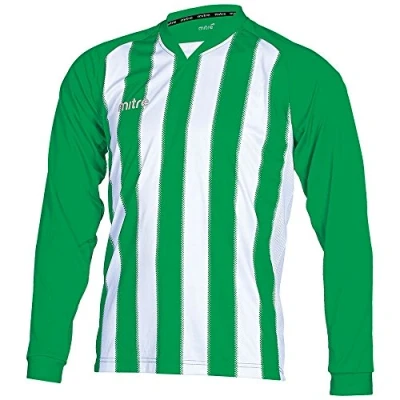 Image de mitre Optimize Maillot de Football Émeraude/Blanc FR : XL (Taille Fabricant XL)