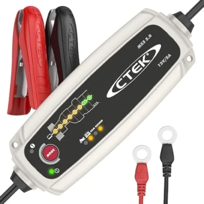 Image de CTEK MXS 5.0 56 305 chargeur de batterie portable, d&#039;entretien 5 12 1.2 110